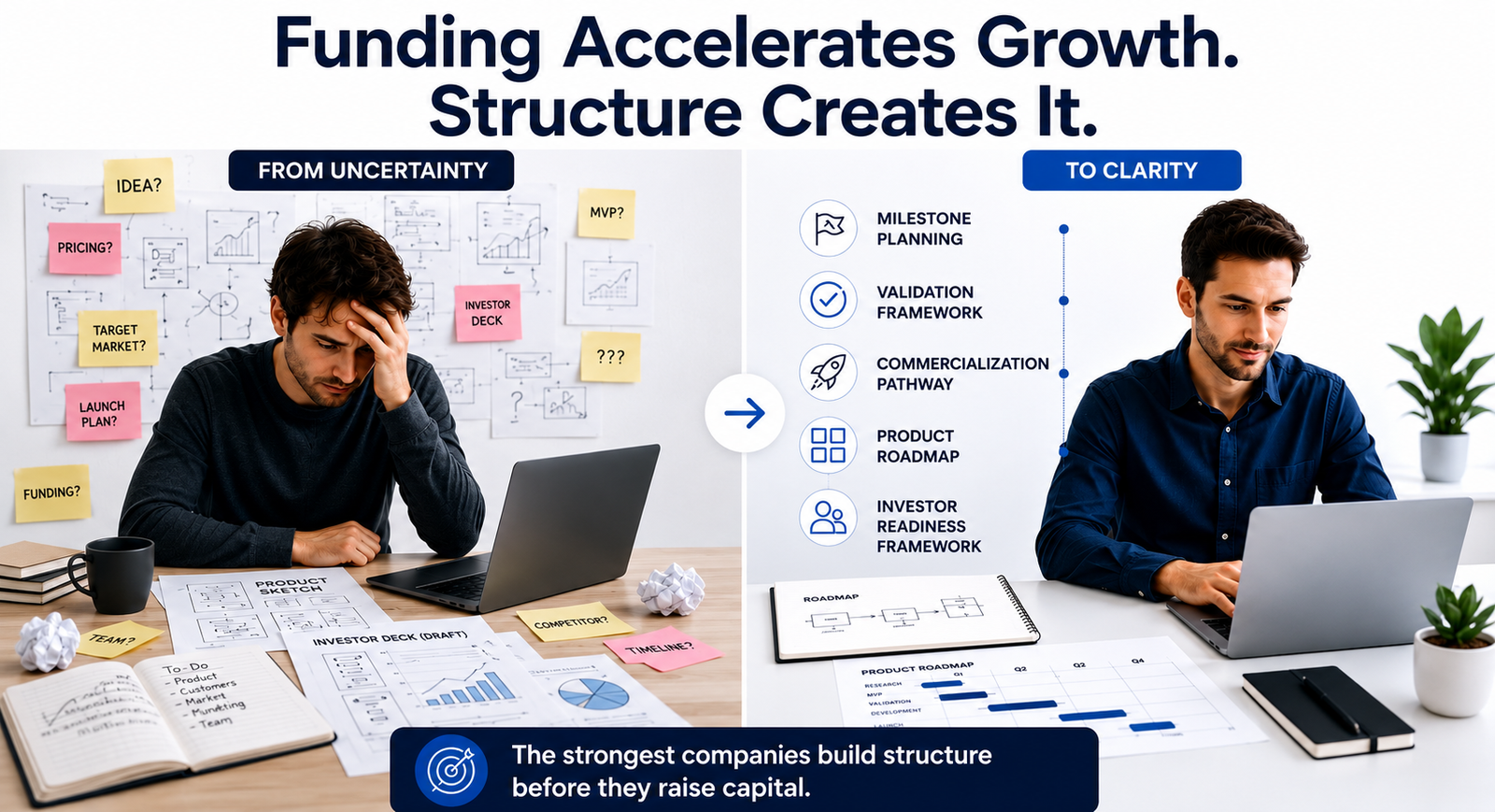 Structure Before Funding
